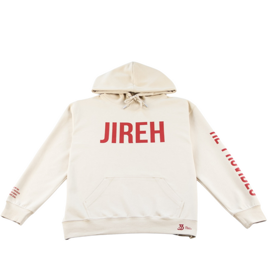 Jireh He Provides Cream Hoodie