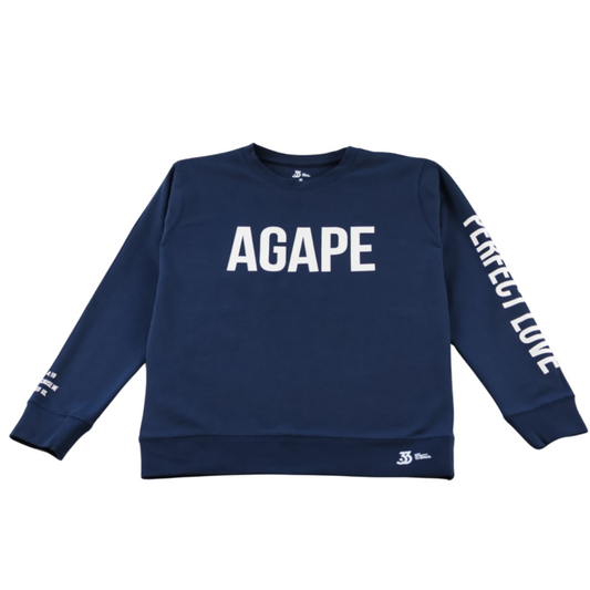 Agape Perfect Love Navy Sweater