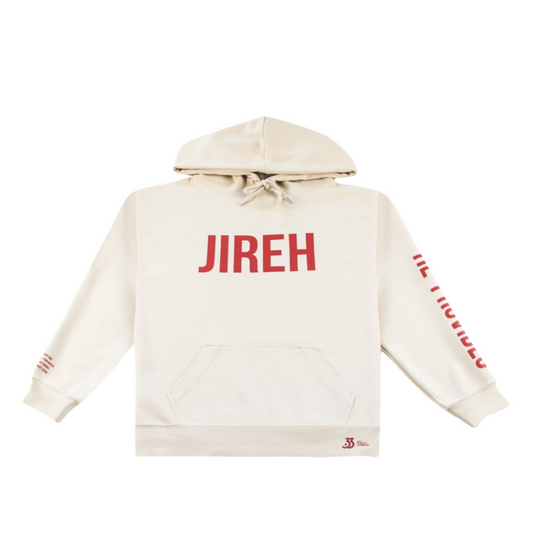 Jireh He Provides Cream Hoodie