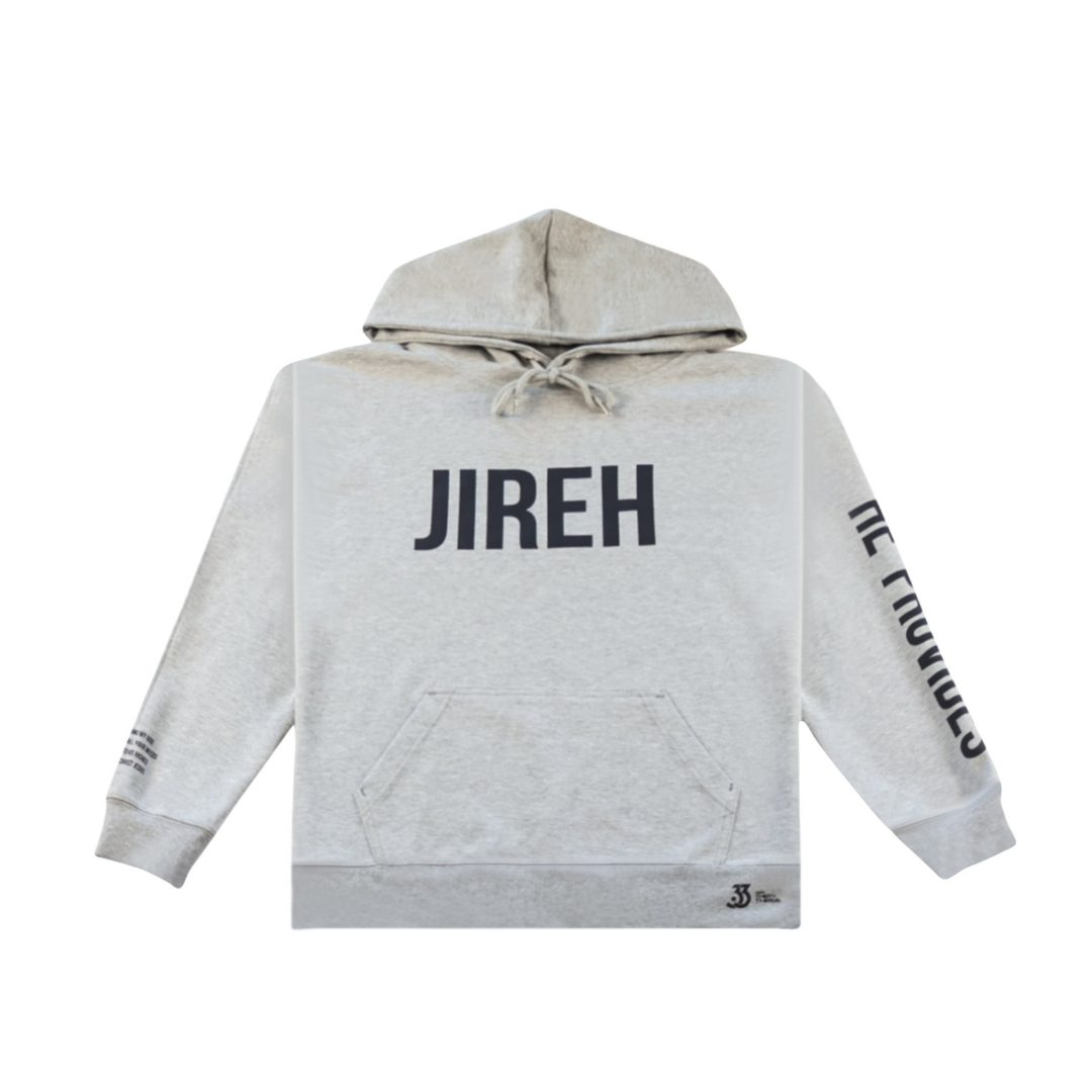 Jireh He Provides Gray Hoodie