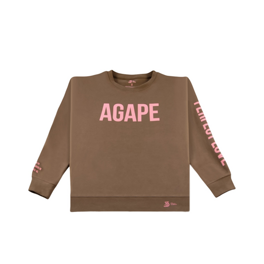 Agape Perfect Love Chocolate Sweater